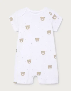 Organic Cotton Bear Shortie (0–2yrs)