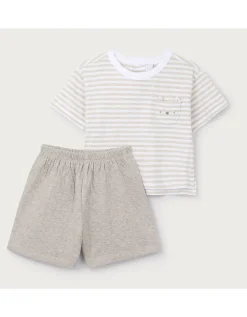 Organic Cotton Bear T-Shirt & Shorts Set (0–2yrs)