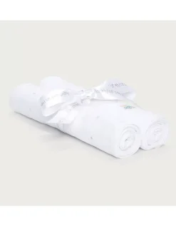Organic Cotton Bedtime Friends Muslins – Set of 2
