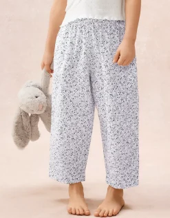 Organic Cotton Blend Clementine Floral Balloon Leg Pyjamas (2–12yrs)