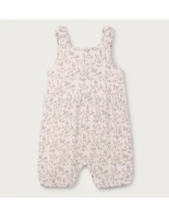 Organic Cotton Blend Esme Floral Tie Shoulder Jersey Romper (0–24mths)