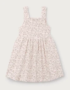 Organic Cotton Blend Esme Floral Tie Shoulder Jersey Dress (0–4yrs)