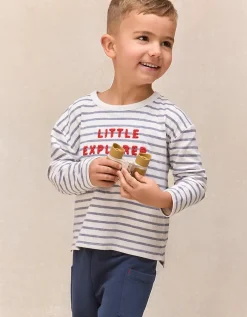 Organic Cotton Blend Little Explorer Sweatshirt & Joggers Set (0–4yrs)