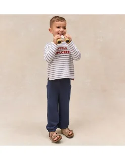 Organic Cotton Blend Little Explorer Sweatshirt & Joggers Set (0–4yrs)