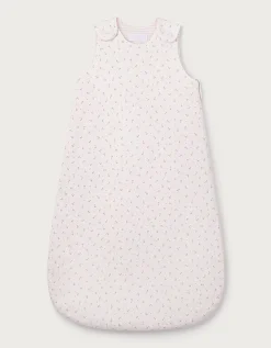 Organic Cotton Blend Megan Floral & Stripe Reversible Sleeping Bag — 2.5 Tog