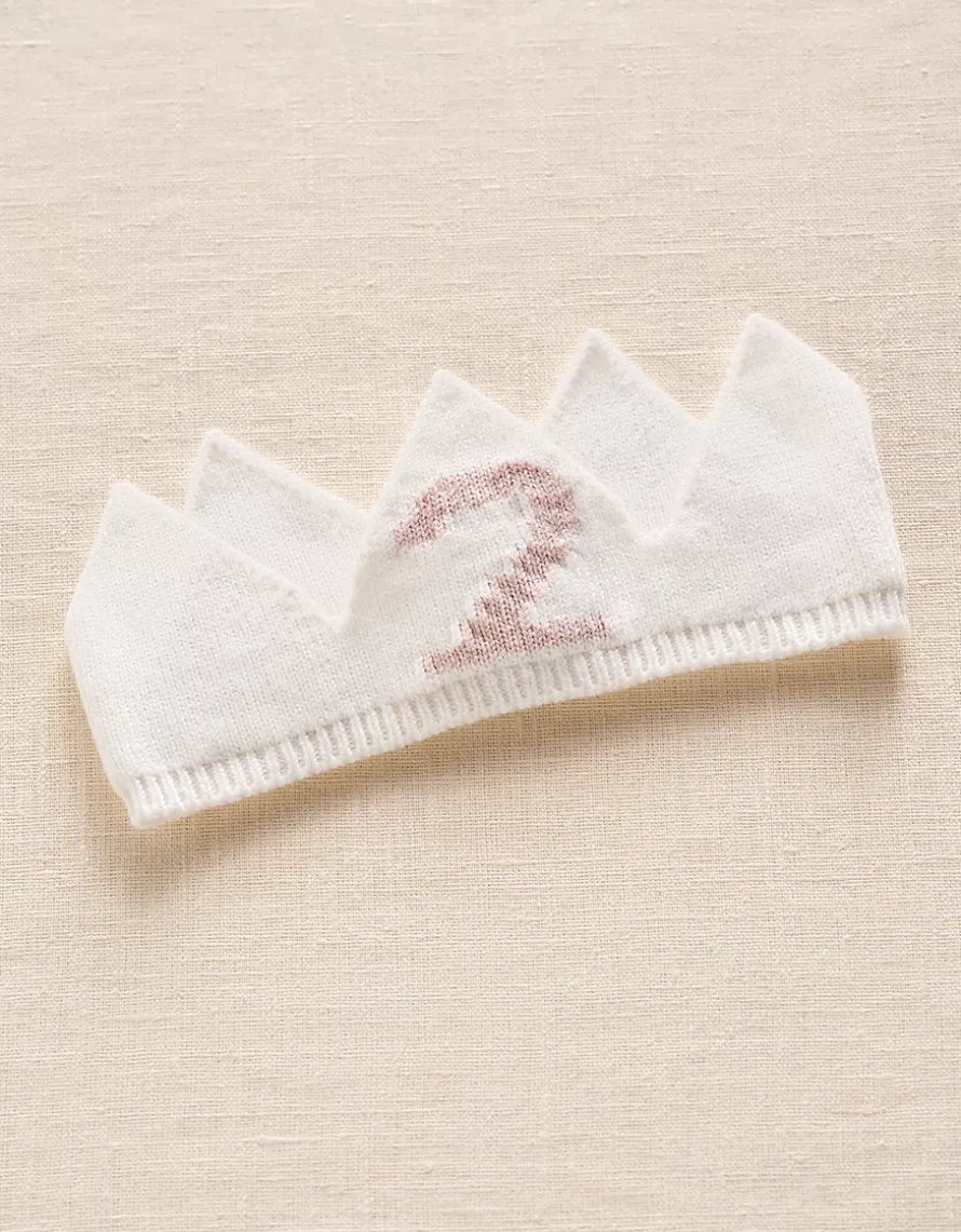 Organic Cotton Blend My 2nd Birthday Jumper & Crown Gift Set (18mths–3yrs)