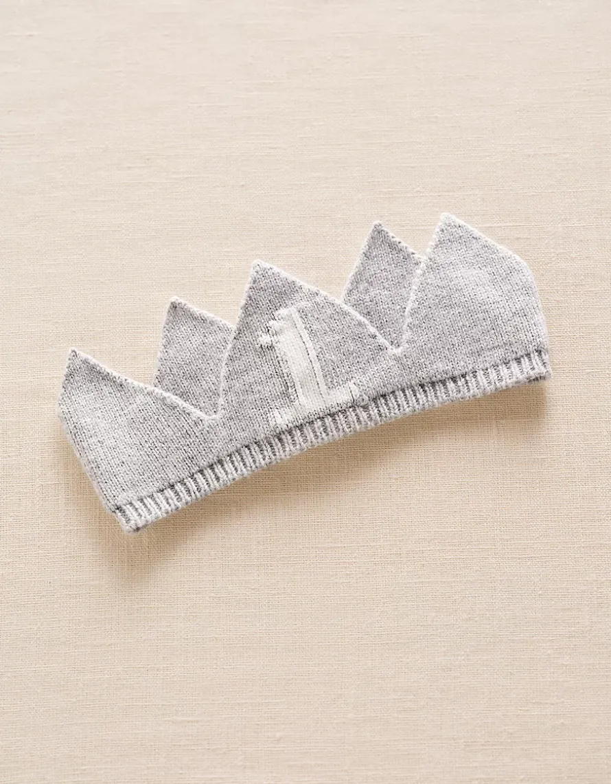 Organic Cotton Blend My 1st Birthday Jumper & Crown Gift Set (9–18mths)