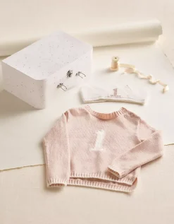 Organic Cotton Blend My 1st Birthday Jumper & Crown Gift Set (9–18mths)