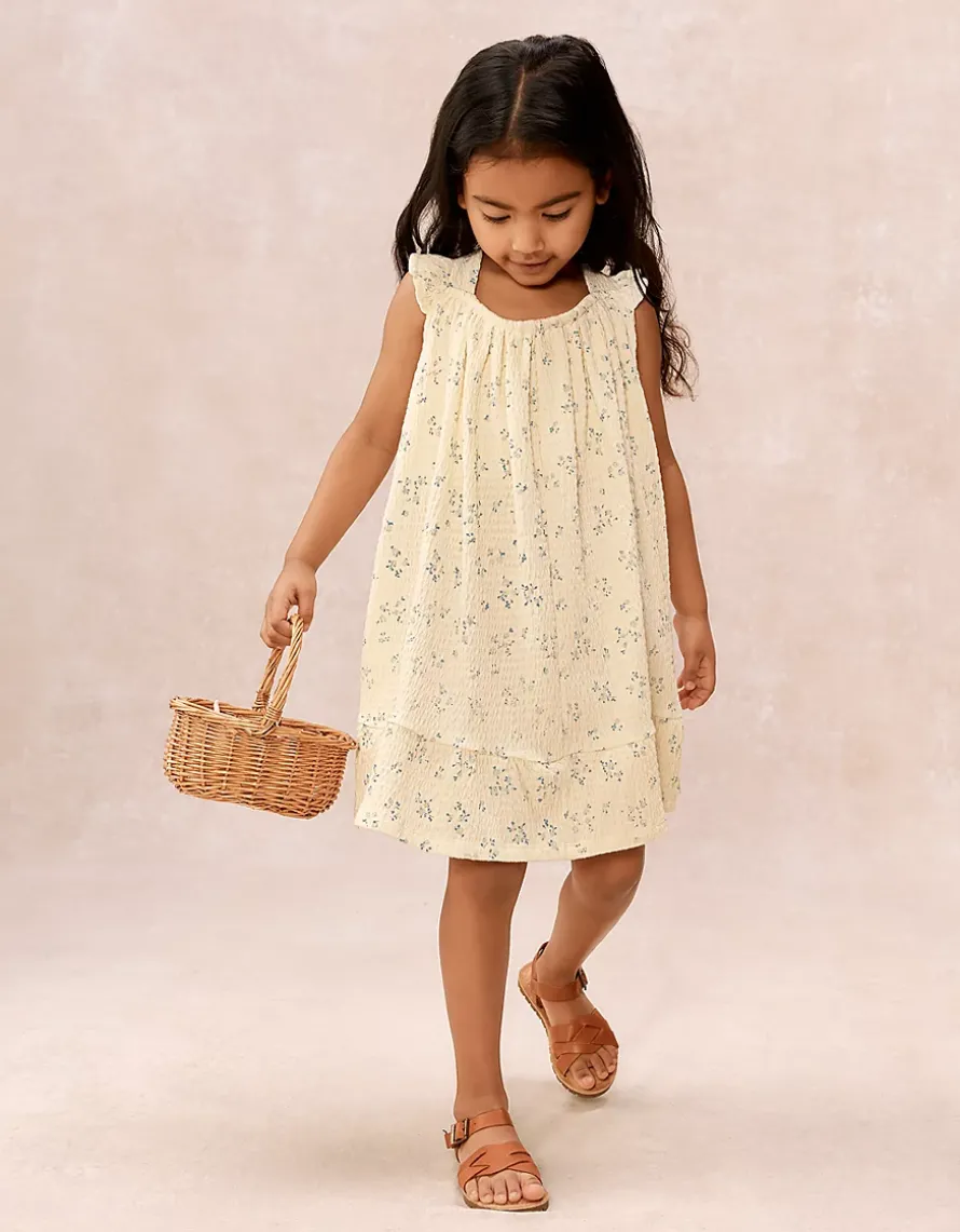 Organic Cotton Blend Posey Floral Jersey Dress (0–4yrs)