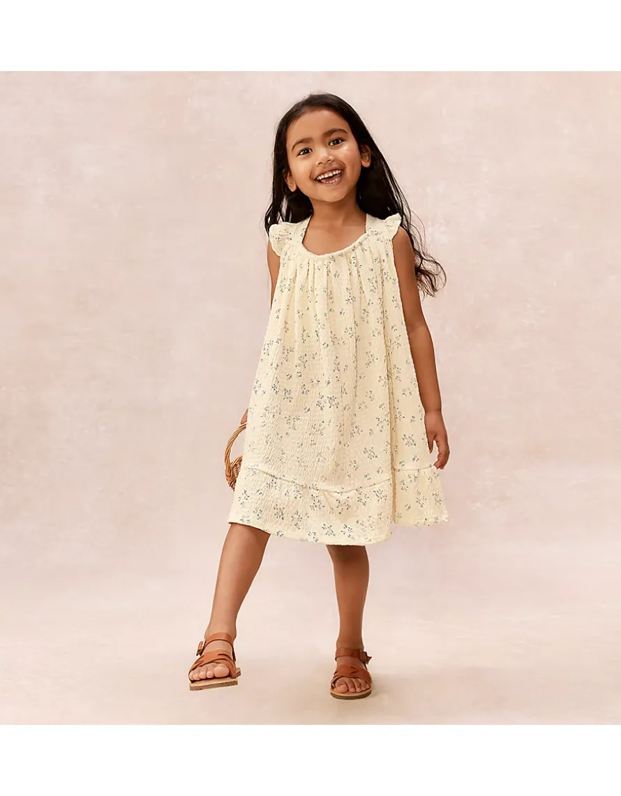 Organic Cotton Blend Posey Floral Jersey Dress (0–4yrs)