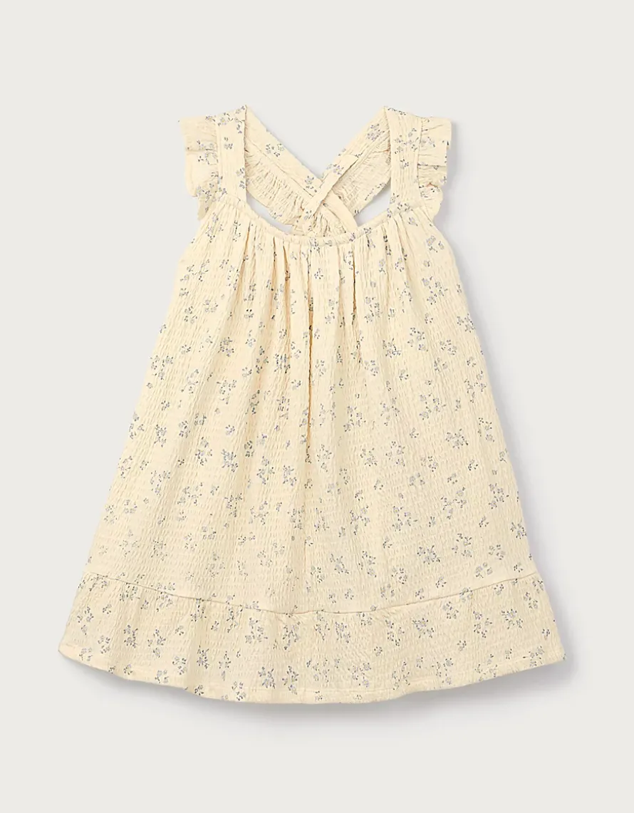 Organic Cotton Blend Posey Floral Jersey Dress (0–4yrs)