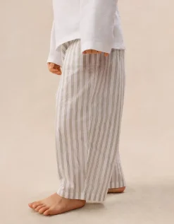 Organic Cotton Blend Relaxed Fit Tractor & Stripe Pyjamas