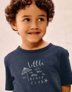 Organic Cotton Blend Relaxed Fit Glow In The Dark Beach Club Shortie Pyjamas (1–12yrs)