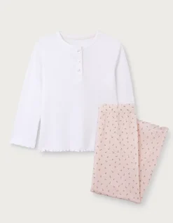 Organic Cotton Blend Relaxed Fit Megan Floral Print Pyjamas (2–12yrs)