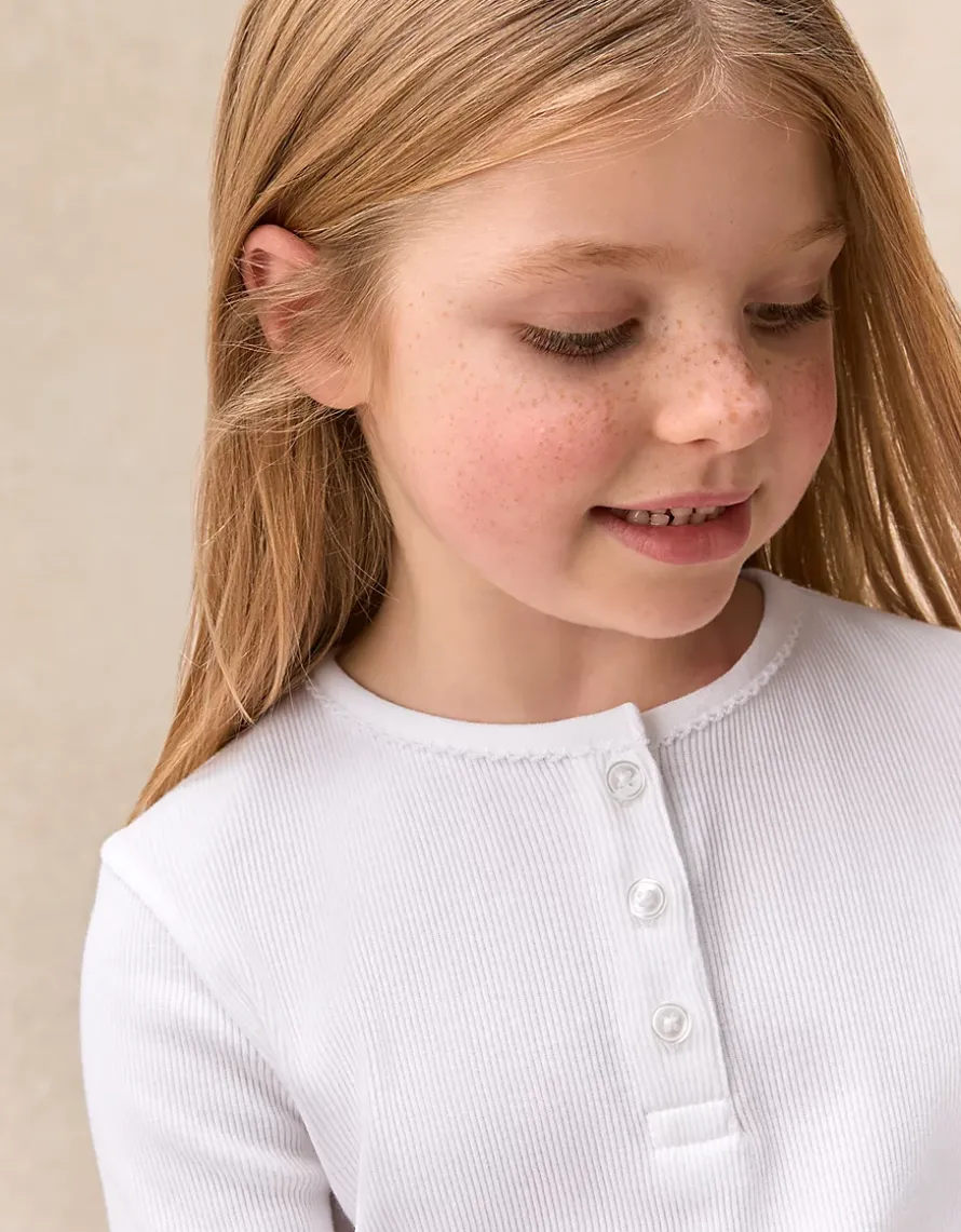 Organic Cotton Blend Relaxed Fit Megan Floral Print Pyjamas (2–12yrs)