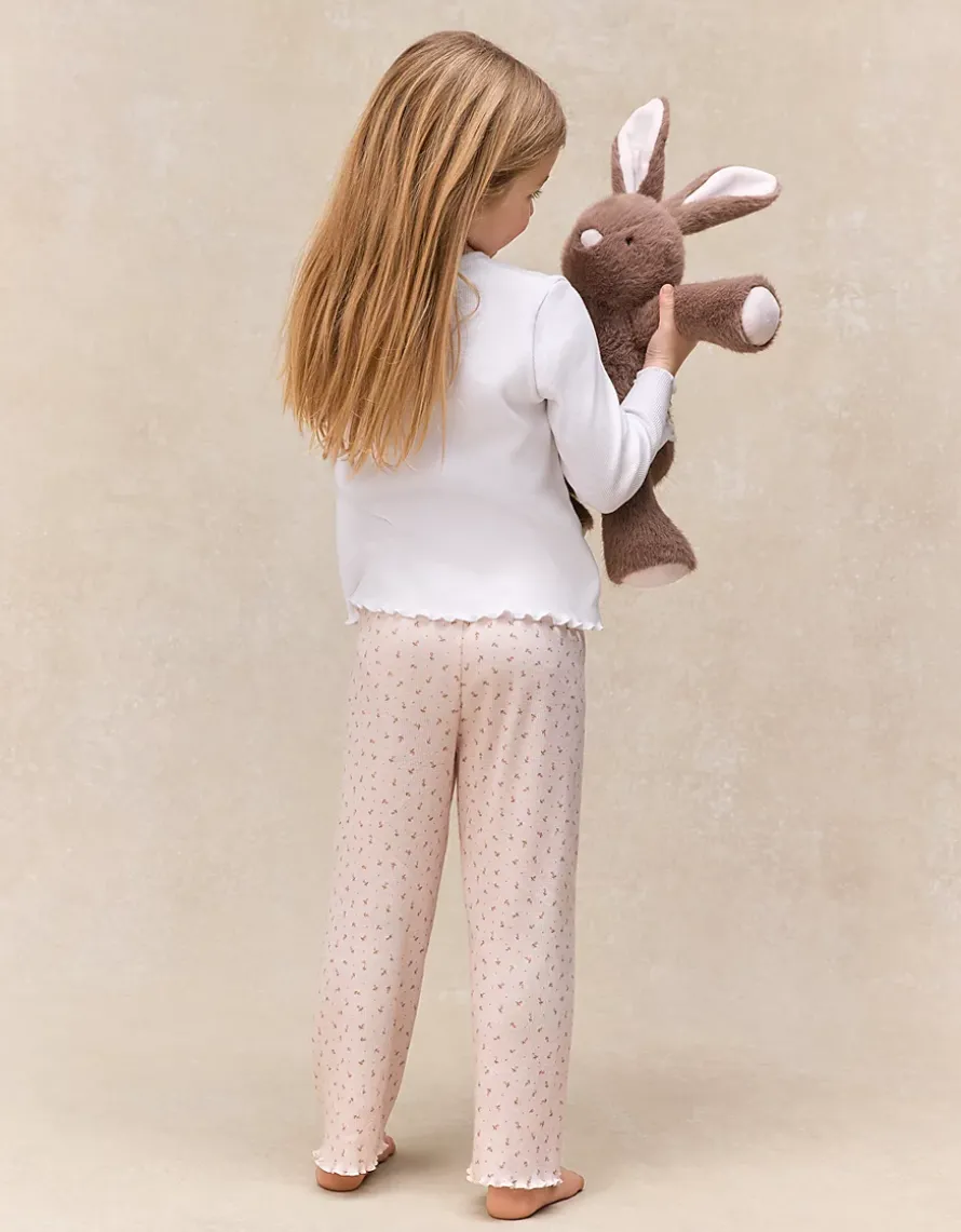 Organic Cotton Blend Relaxed Fit Megan Floral Print Pyjamas (2–12yrs)