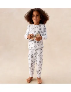 Organic Cotton Blend Slim Fit Lion Print Pyjamas (2–12yrs)