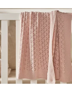 Organic Cotton Blossom Heirloom Baby Blanket
