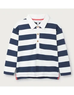 Organic Cotton Bold Stripe Rugby Shirt (0–4yrs)
