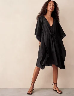 Organic Cotton Broderie Kaftan