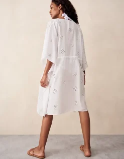 Organic Cotton Broderie Kaftan