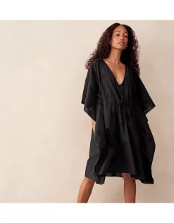 Organic Cotton Broderie Kaftan