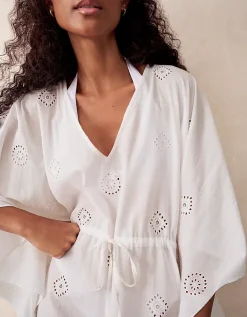 Organic Cotton Broderie Kaftan