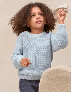 Organic Cotton Chunky Jumper (0–4yrs)