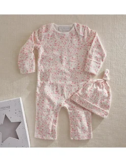 Organic Cotton Edie Floral New Arrival Gift Set (0–6mths)