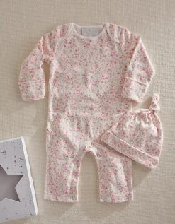 Organic Cotton Edie Floral New Arrival Gift Set (0–6mths)