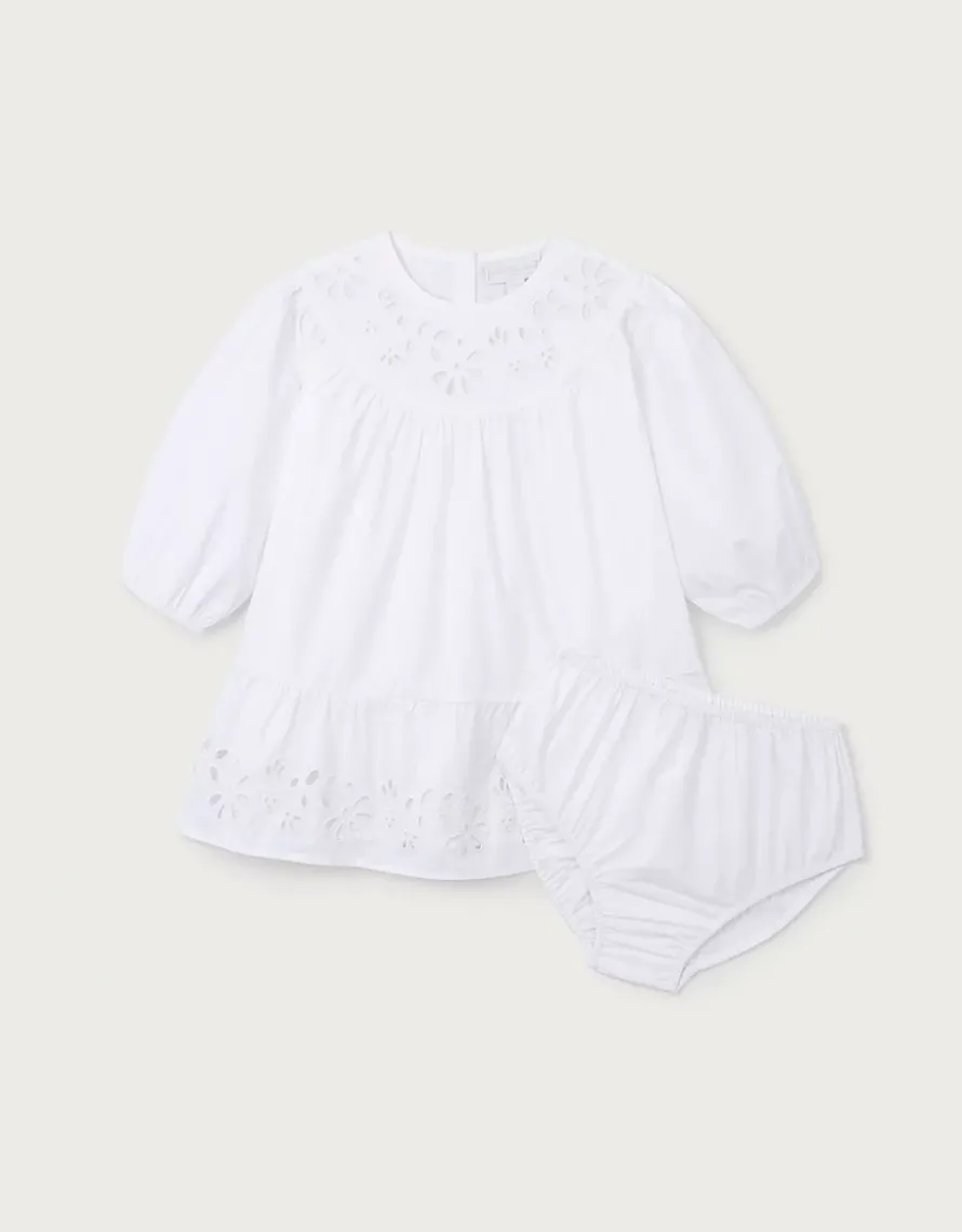 Organic Cotton Embroidered Boho Dress (0–4yrs)