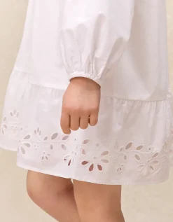 Organic Cotton Embroidered Boho Dress (0–4yrs)