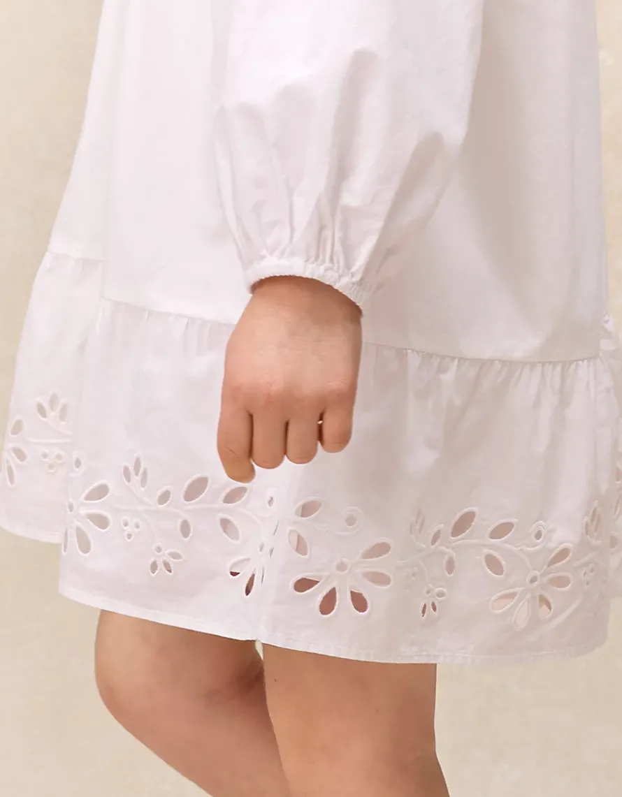 Organic Cotton Embroidered Boho Dress (0–4yrs)