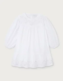 Organic Cotton Embroidered Boho Dress (0–4yrs)