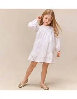 Organic Cotton Embroidered Boho Dress (0–4yrs)
