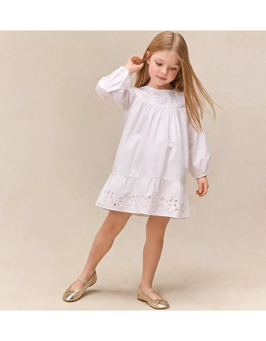 Organic Cotton Embroidered Boho Dress (0–4yrs)