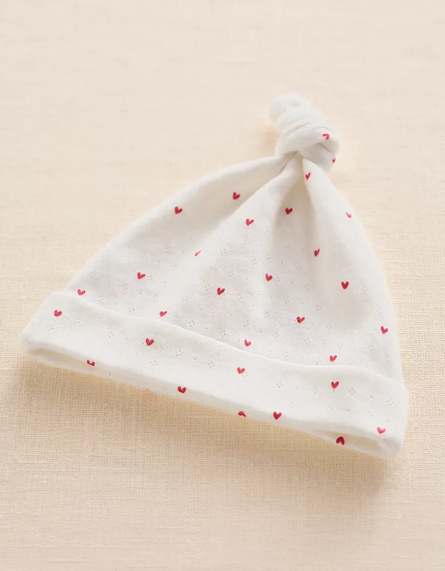 Organic Cotton Heart Pointelle New Arrival Gift Set (0–6mths)