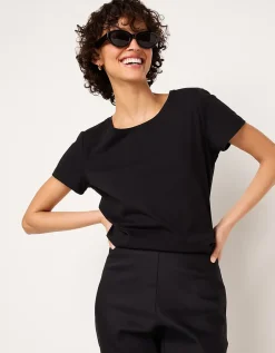 Organic Cotton Layering Short-Sleeve T-Shirt