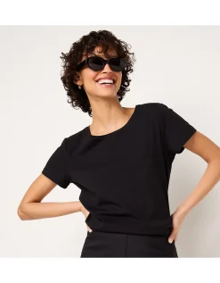 Organic Cotton Layering Short-Sleeve T-Shirt