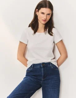 Organic Cotton Layering Short-Sleeve T-Shirt