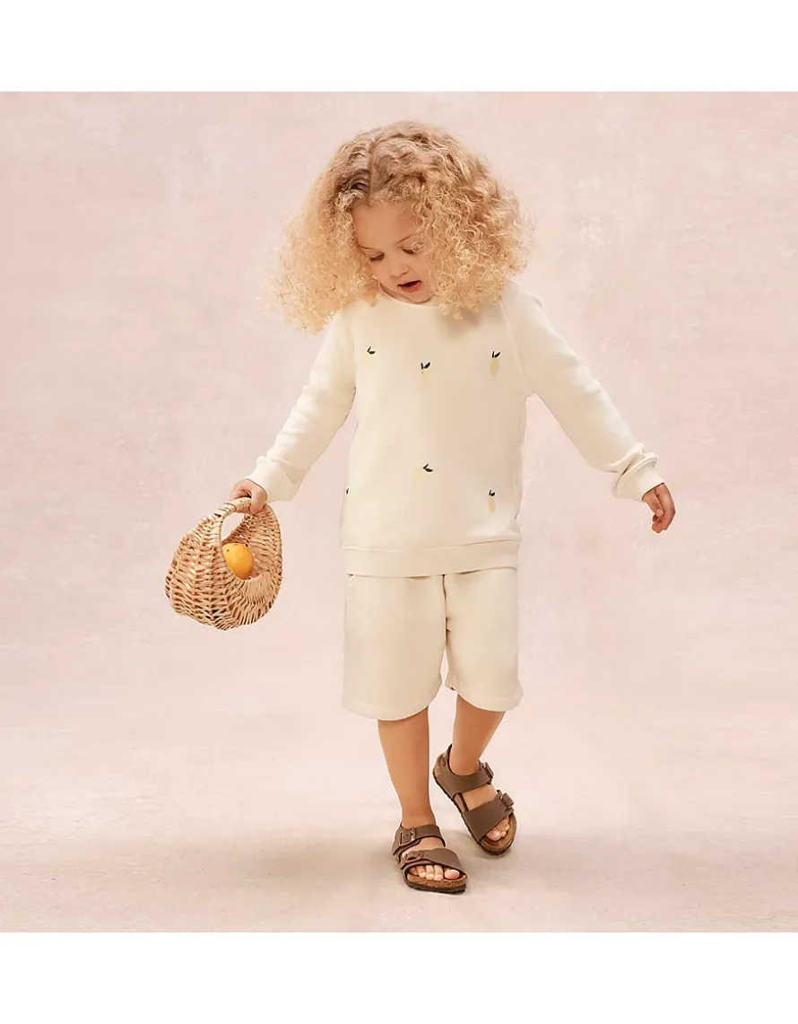 Organic Cotton Lemon Sweatshirt (0–4yrs)