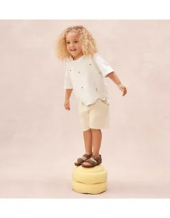 Organic Cotton Lemon T-Shirt & Shorts Set (0–4yrs)