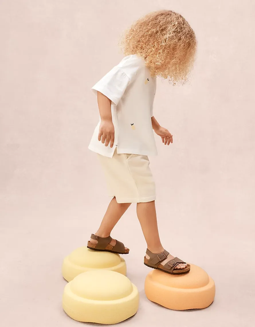 Organic Cotton Lemon T-Shirt & Shorts Set (0–4yrs)