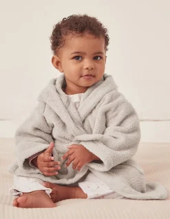 Organic Cotton Lion Hooded Robe (0–12mths)