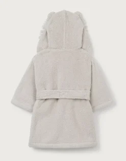 Organic Cotton Lion Hooded Robe (0–12mths)
