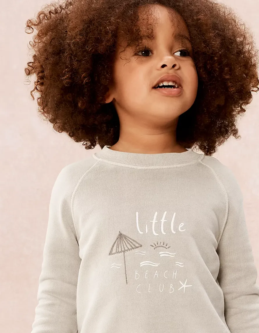 Organic Cotton Little Beach Club Sweatshirt (0–4yrs)