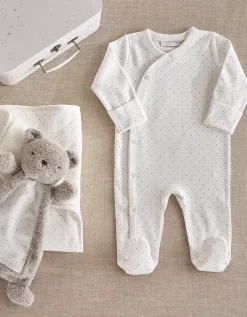 Organic Cotton Little Bear Welcome Baby Gift Set (0–6mths)
