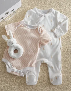 Organic Cotton Little Bunny Welcome Baby Gift Set (0–6mths)