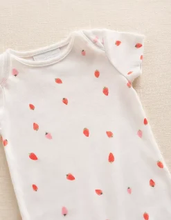 Organic Cotton Little Strawberry Welcome Baby Gift Set (0–6mths)