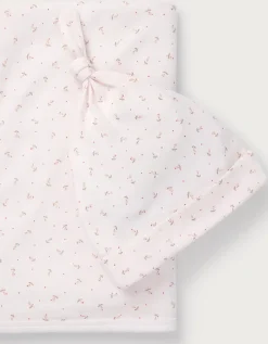 Organic Cotton Megan Floral Reversible Blanket & Hat Set (0–12mths)
